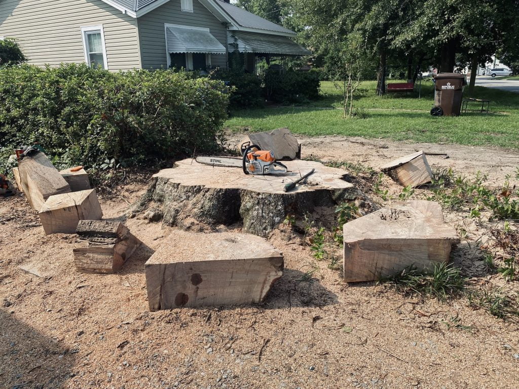 Harnett County Stump Grinding Project